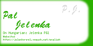 pal jelenka business card